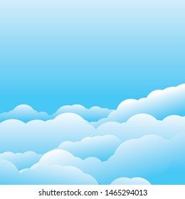 Cloud template vector icon illustration design