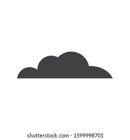 Cloud template vector icon illustration design