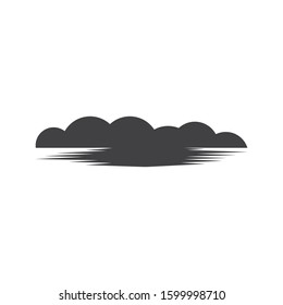 Cloud template vector icon illustration design