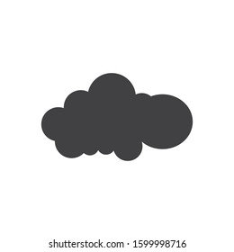 Cloud template vector icon illustration design