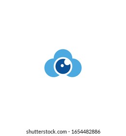 Cloud template vector icon illustration design