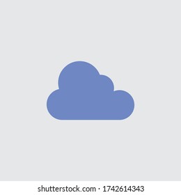 Cloud template vector icon illustration design