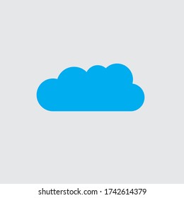 Cloud template vector icon illustration design