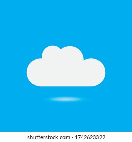 Cloud template vector icon illustration design