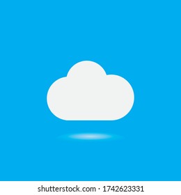 Cloud template vector icon illustration design