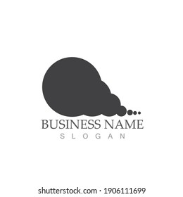 Cloud template vector icon illustration design