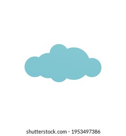 Cloud template vector icon illustration design