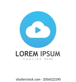 Cloud template vector icon illustration design