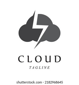Cloud template vector icon illustration design