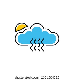 Cloud template vector icon illustration design