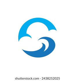 Cloud template vector icon illustration design