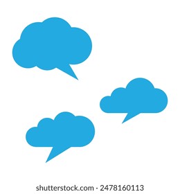 Cloud template vector icon illustration design