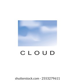 Cloud template vector icon illustration design