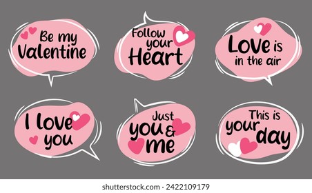 Cloud of thoughts romance pink lettering wishes