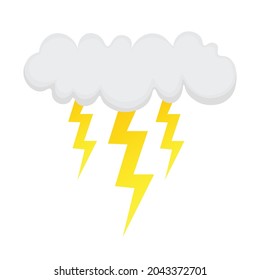 Cloud with Thunder bolt lightning, Weather