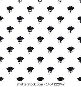 Cloud thunder flash pattern seamless vector repeat geometric for any web design