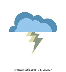 cloud with thunder natural weather sky