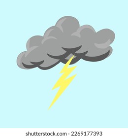 arte vectorial bajo la lluvia en forma de caricatura. 