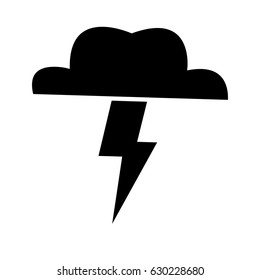 cloud thunderbolt weather storm image silhouette