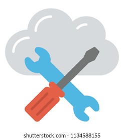 
Cloud tools, concept of cloud testing or cloud management
