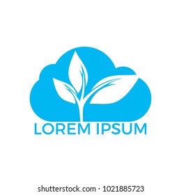 Cloud Tree Logo Design. 