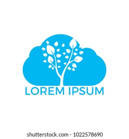 Cloud Tree Logo Design.