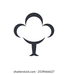 Cloud Tree Logo Vector Icon Template Illustration
