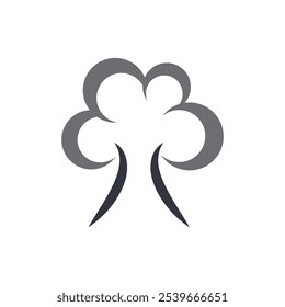 Cloud Tree Logo Vector Icon Template Illustration