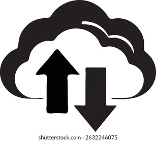 Cloud Upload Arrow Icon vector art - Powered by Shutterstock - Get 15% off with code: PIKWIZARD15