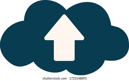 Cloud Upload Up Arrow Sign. - Powered by Shutterstock - Get 15% off with code: PIKWIZARD15