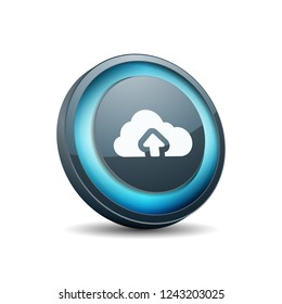 Cloud Upload button illustration