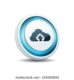 Cloud Upload button illustration