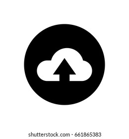 Cloud upload icon illustration isolated vector sign symbol