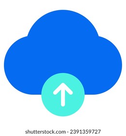 Ilustración de icono de envío en nube para uiux, infografía, web, aplicación, etc