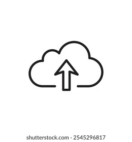 Ícone de carregamento de nuvem define sinal