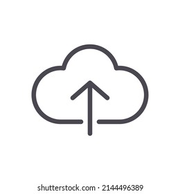 Cloud-Upload-Symbol Symbol Symbol Logo Vektorgrafiken