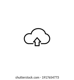 Cloud Upload icon vector for web, computer and mobile app