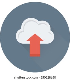 Cloud Upload Vector Icon