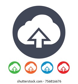 Cloud Upload Vector Icon