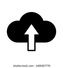 cloud uploads icon business technology 