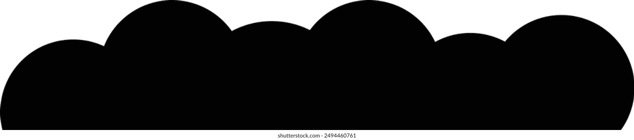 cloud vector art illustration design.