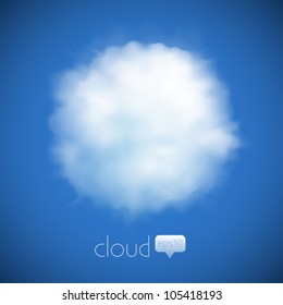 cloud vector background