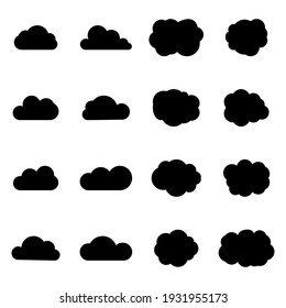 45,967 Black cloud weather symbol icon Images, Stock Photos & Vectors ...