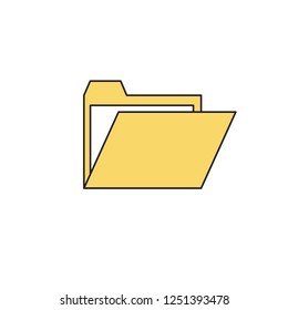 
cloud vector color line icon. Editable Stroke. simple design symbol.