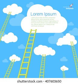 Cloud vector concept.