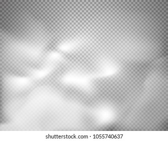 Cloud vector effect on transparent background
