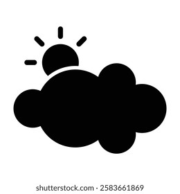 Cloud Vector Glyph Icon Vector Design