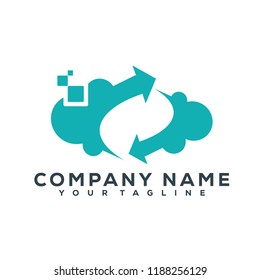 Cloud Vector Graphic Template Download Modern