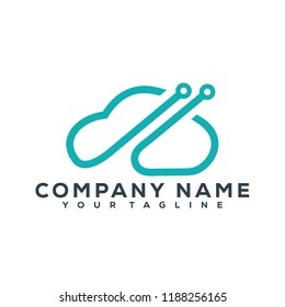 Cloud Vector Graphic Template Download Modern