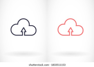 cloud vector graphics of icon 10 bonds